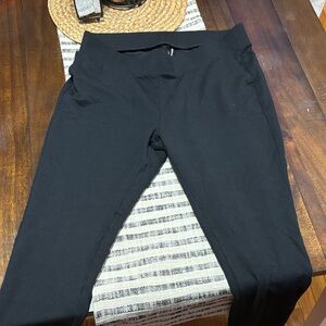 Torrid Black Fleece-Lined Leggings